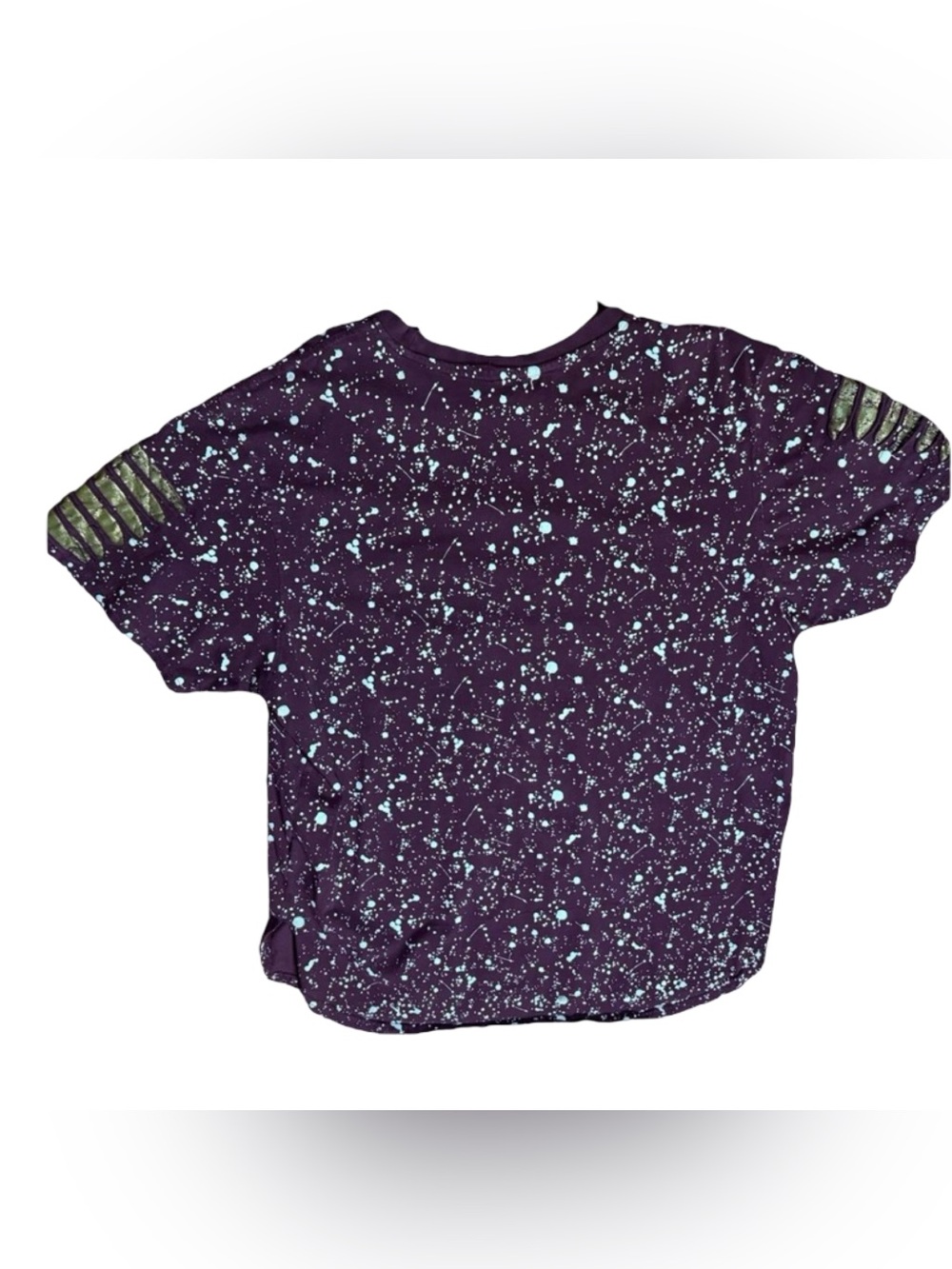 Switch Remarkable Men's 23 Jordan Paint Splatter Graphic T-Shirt Burgundy 3XL